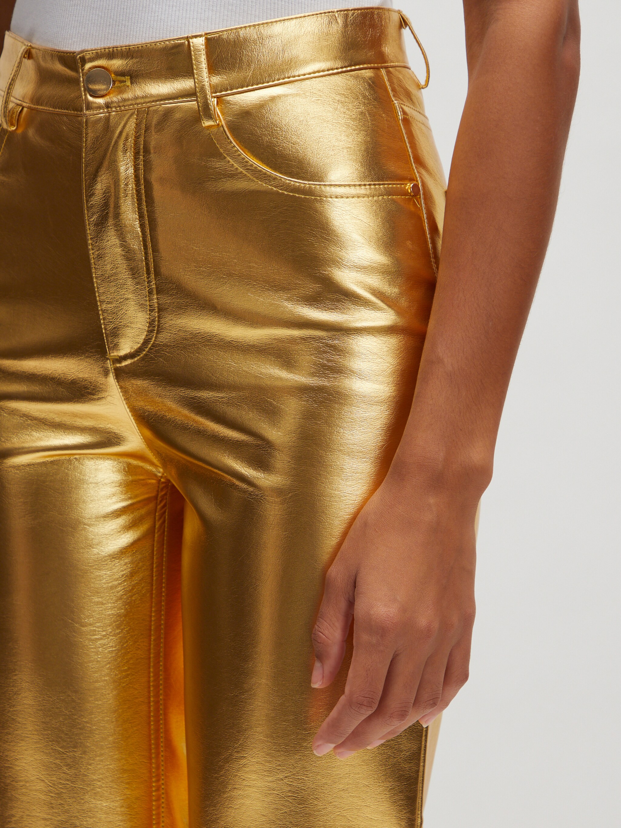 EDITED Producten Broek 'Oona' Goud