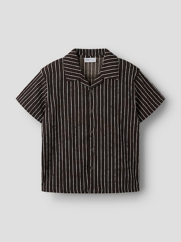 NAME IT - Ajuste regular Camisa en marrón