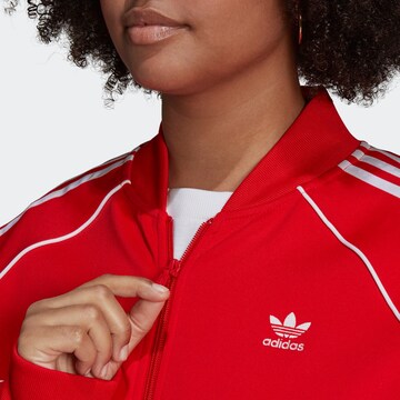 ADIDAS ORIGINALS Sweat jacket 'Primeblue' in Red
