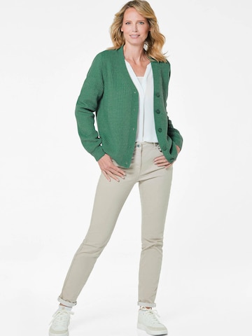 Goldner Gebreid vest in Groen