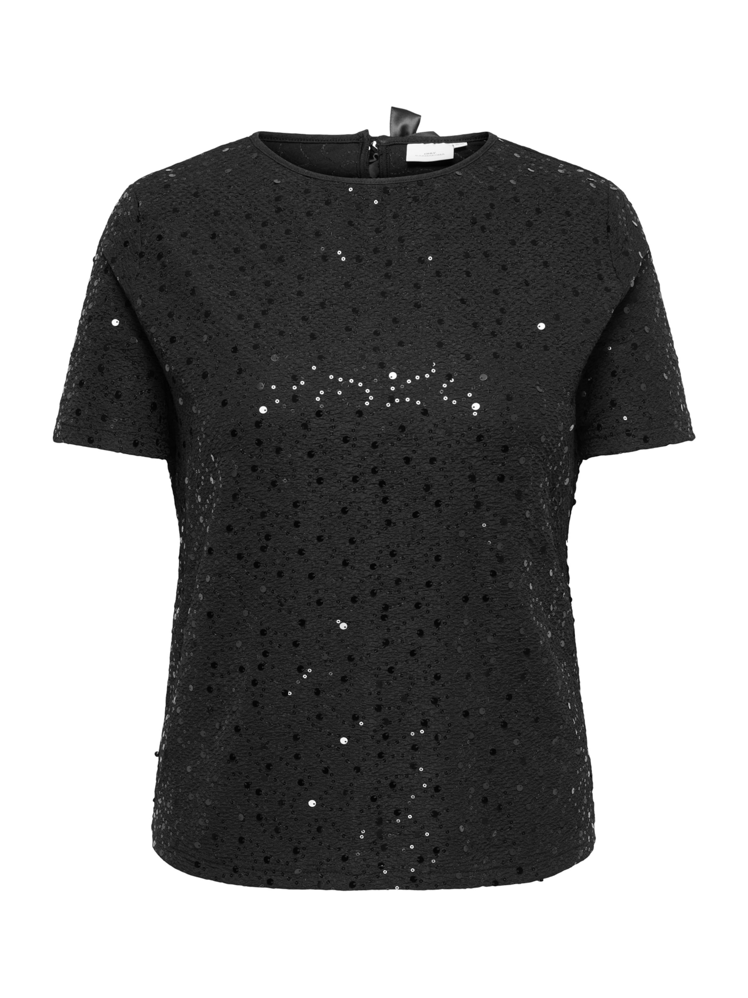 ONLY Carmakoma - Blusa 'CARWHAM' en negro: frente