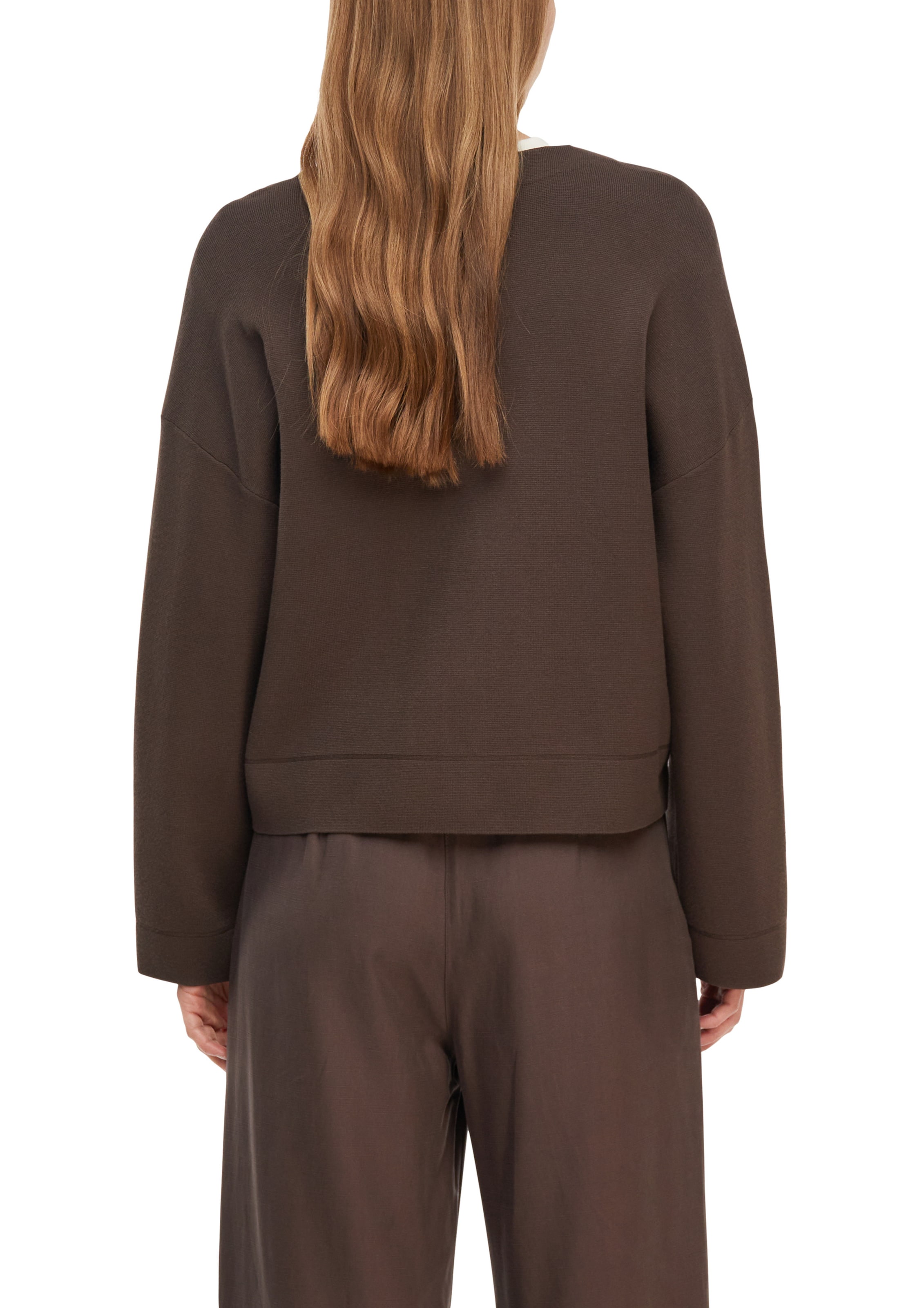 COMMA Knit cardigan in Brown