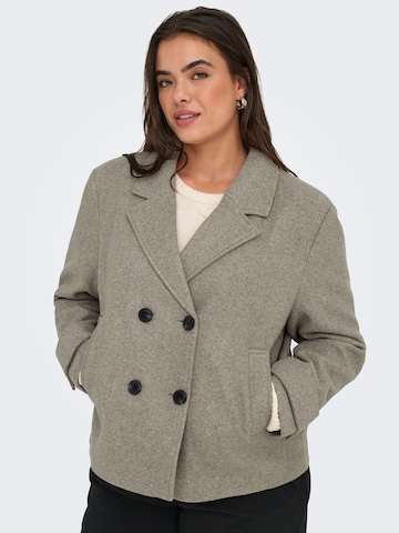 ONLY Carmakoma Between-seasons coat 'CARFREJA' in Grey: front