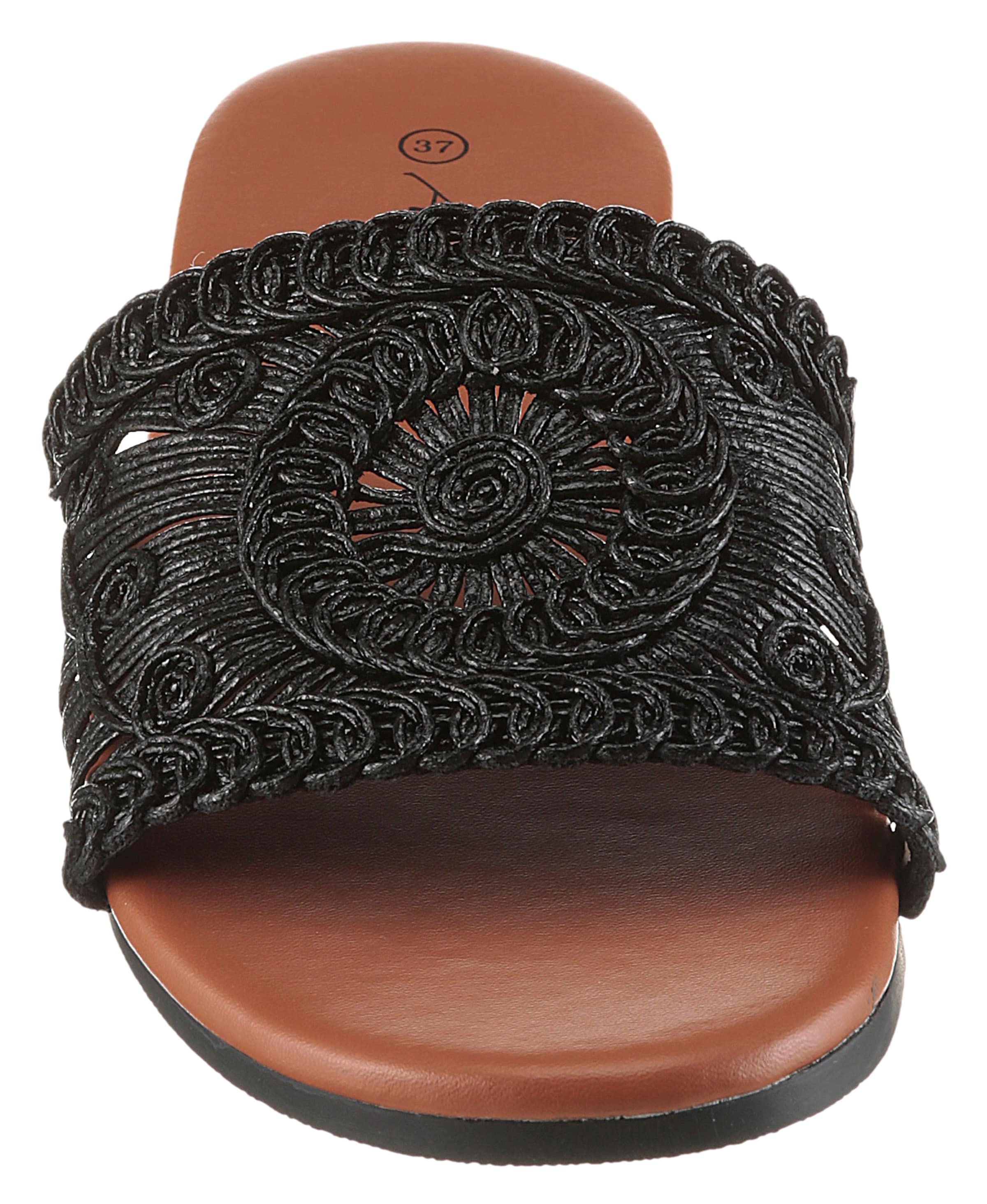 Aniston Pantolette in Schwarz