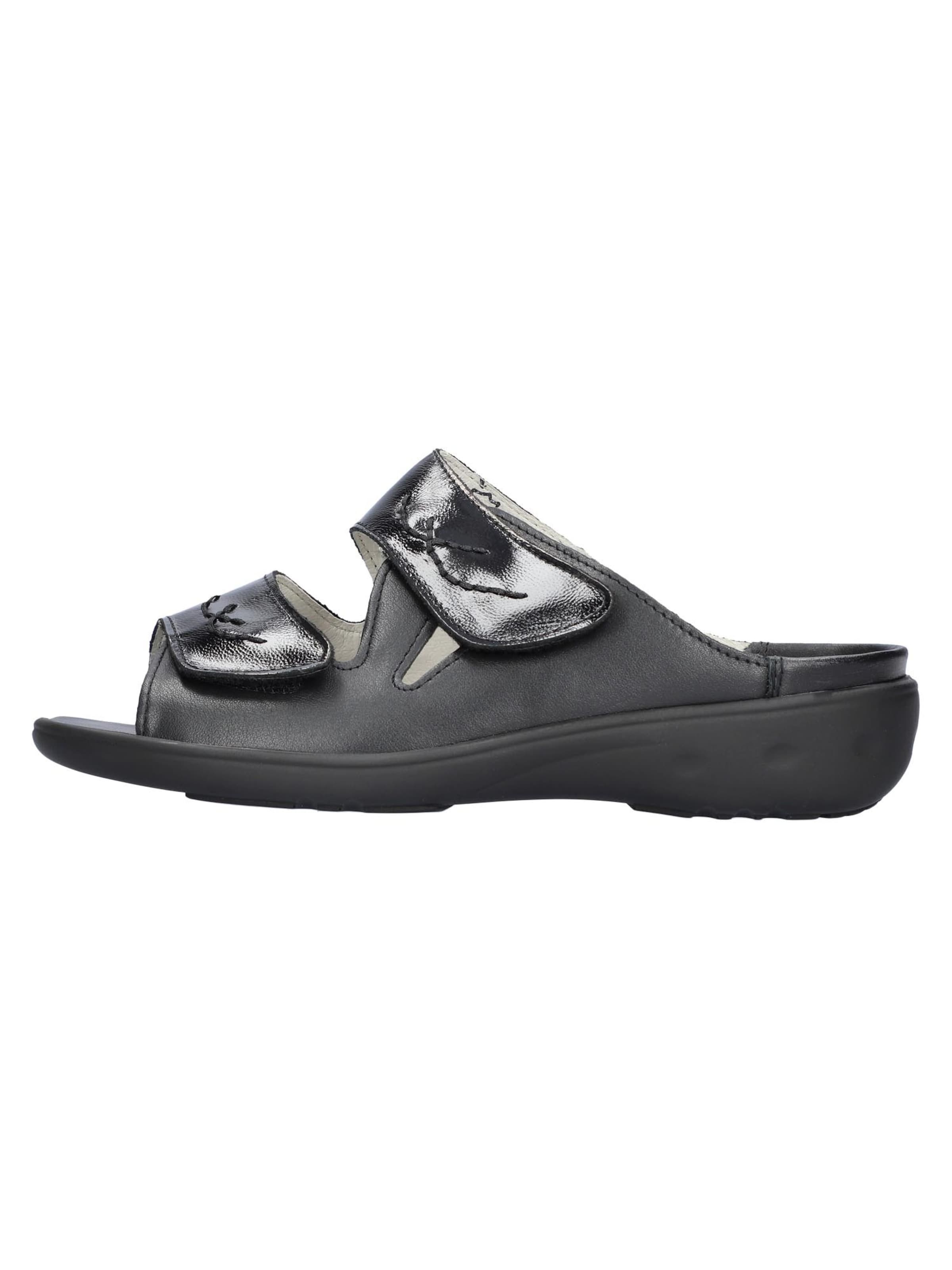 WALDLÄUFER Mules 'Kara' in Black: front
