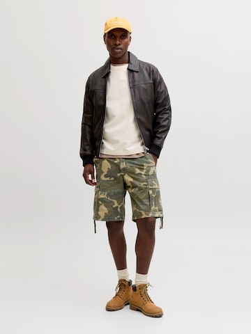 JACK & JONES Regular Cargo Pants 'JPSTCOLE FRANK' in Green