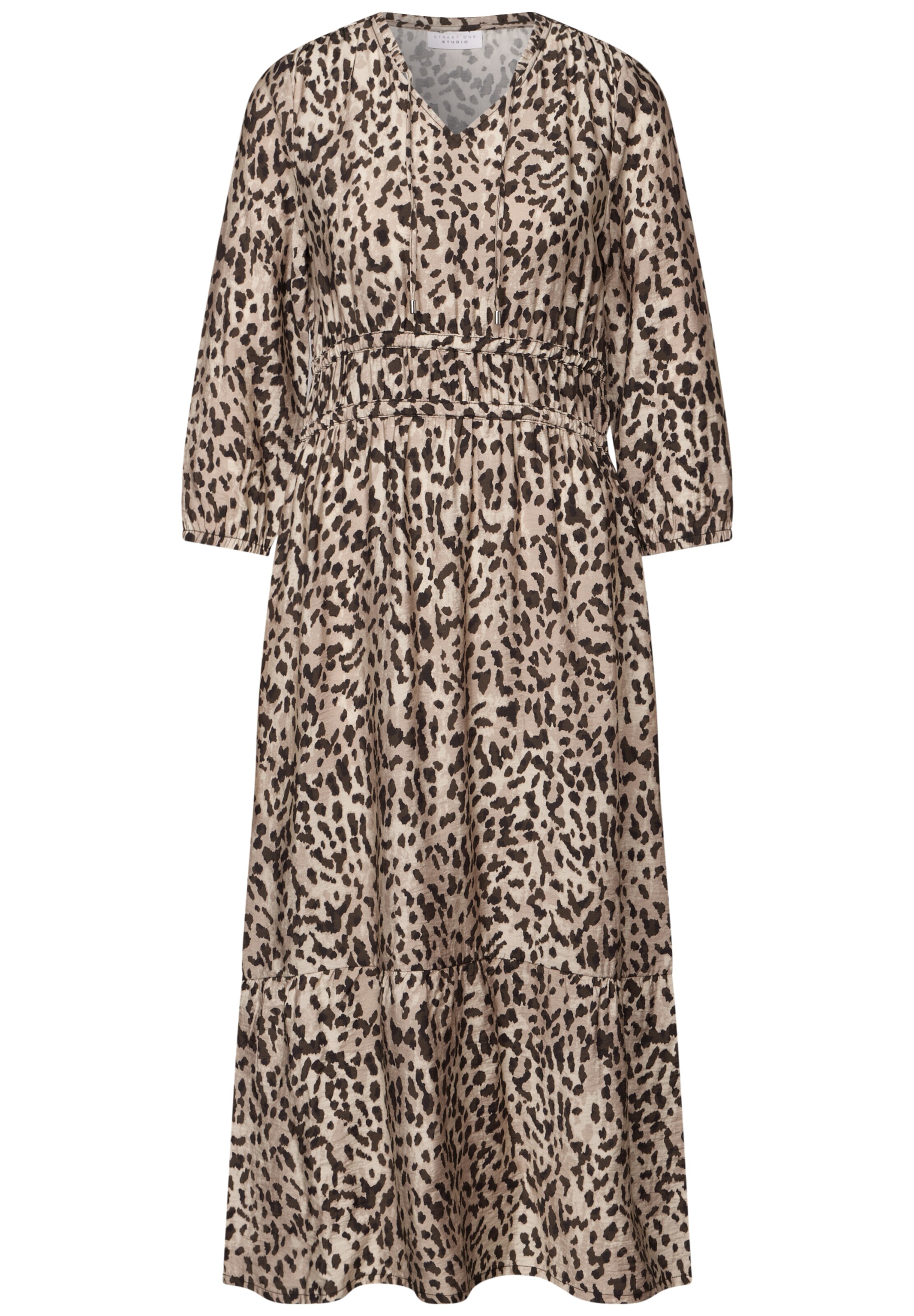 Street One Studio Dress in Brown: front