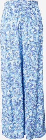 Fabienne Chapot Wide leg Broek 'Palapa' in Blauw: voorkant