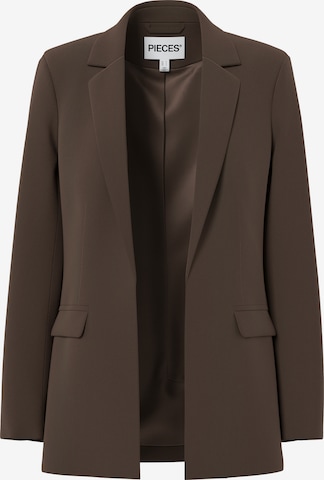 Blazer 'PCBossy' di PIECES in marrone: frontale