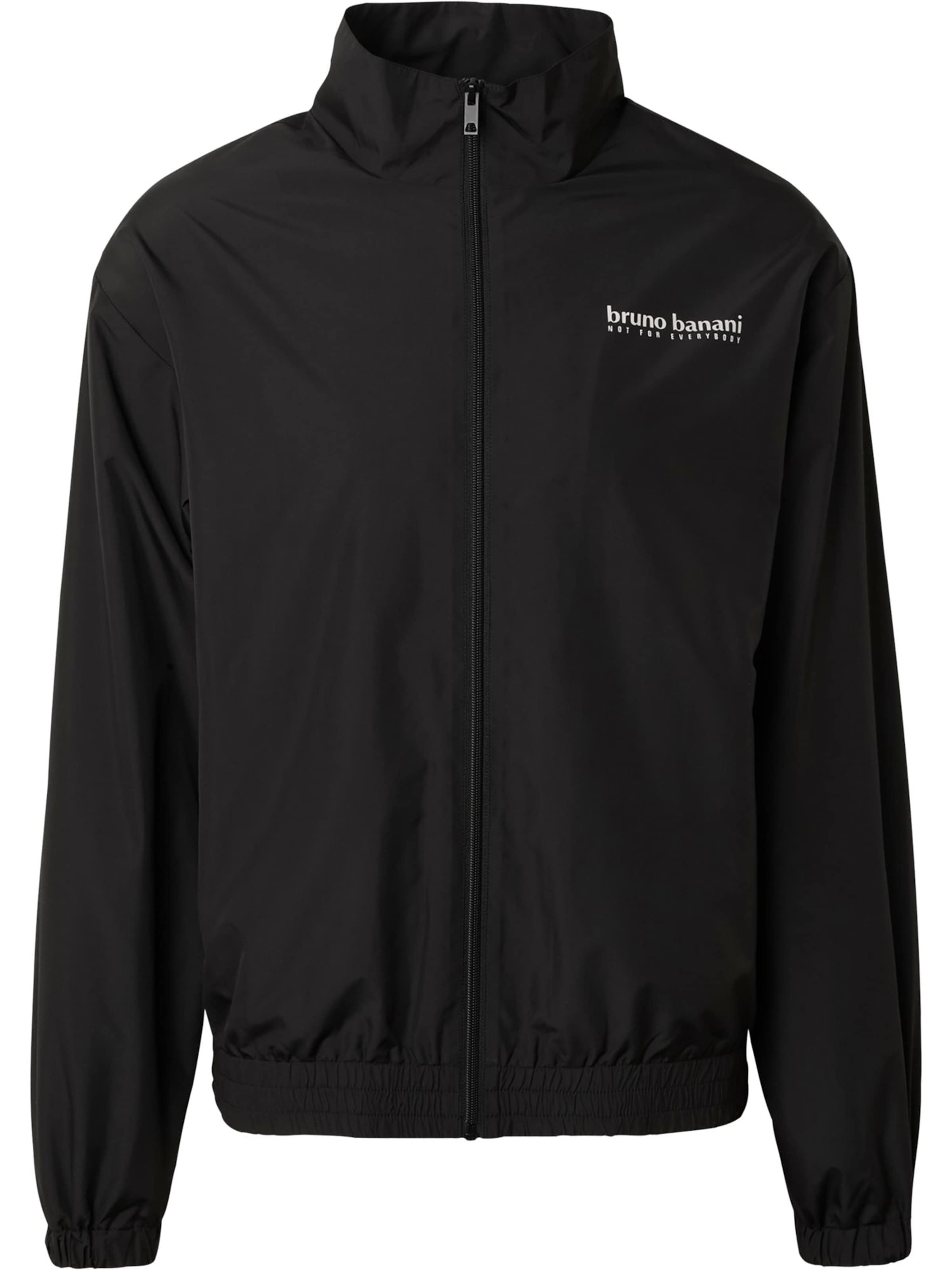 Veste de sport 'Haney' Bruno Banani en noir : devant