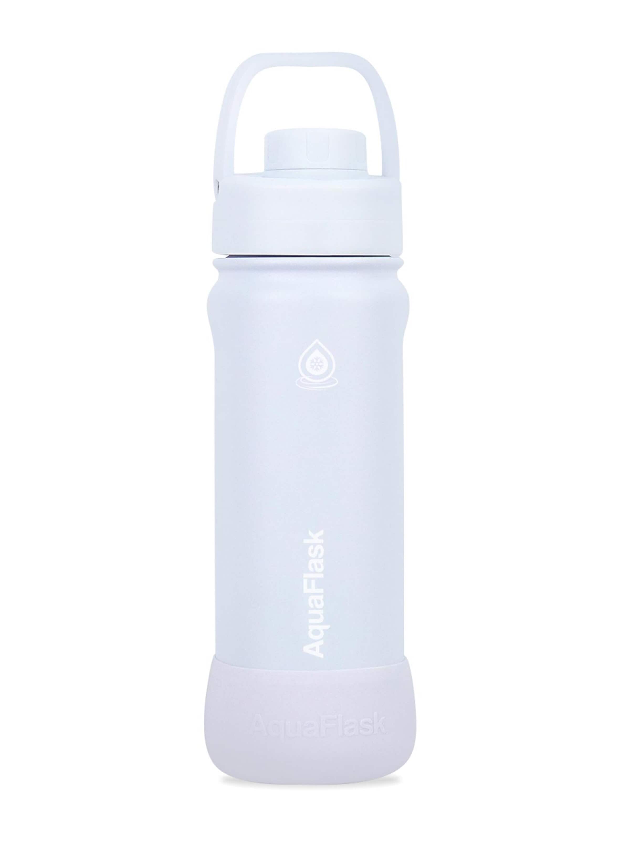 AquaFlask Láhev na vodu 'AquaFlask Termoláhev EARTH 532 ml CACAO' – modrá: přední strana