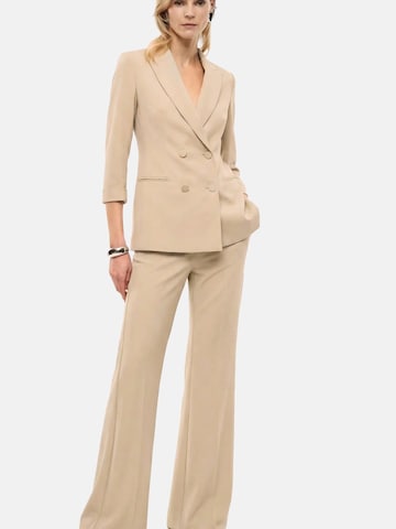 IMPERIAL Flared Broek 'IMPERIAL PANTALONE A ZAMPA' in Beige