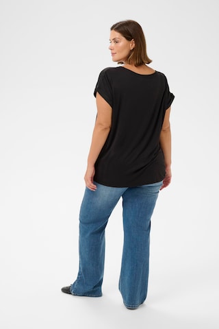 KAFFE CURVE Tričko ' KCmilia' – černá