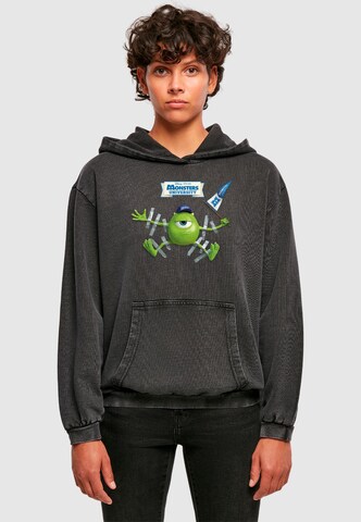 ABSOLUTE CULT Sweatshirt 'Monster University - Taped Mike ' in Schwarz: Vorderseite