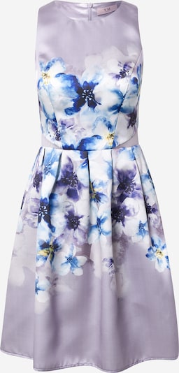 Rochie de cocktail VM Vera Mont pe safir / galben / mov liliachiu / mov închis / alb, Vizualizare produs