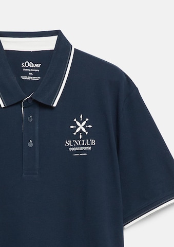s.Oliver Men Big Sizes Shirt in Blue