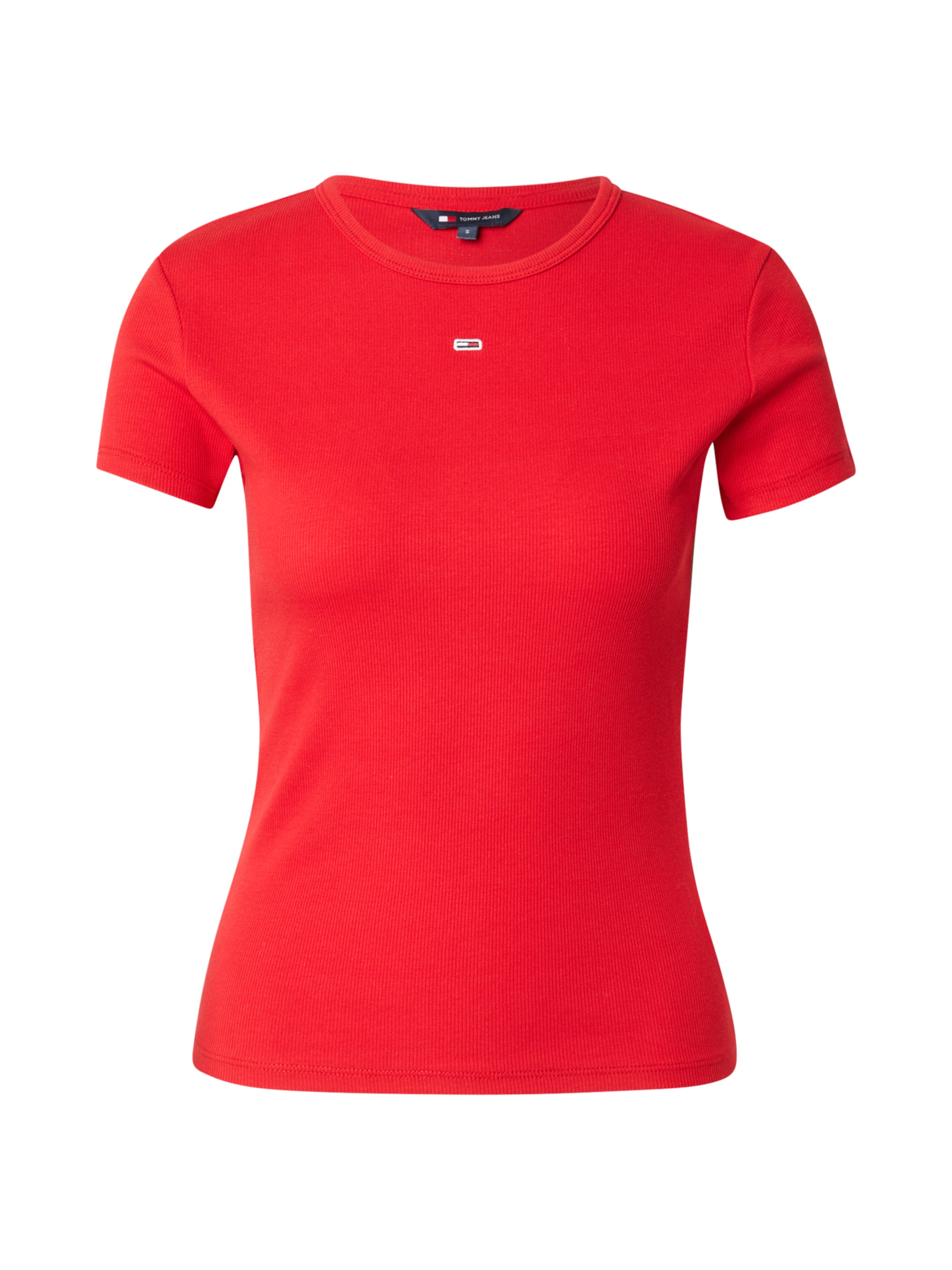 Tommy Jeans Särk 'ESSENTIAL', värv punane: eest vaates