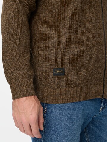 CAMEL ACTIVE Strickjacke in Braun