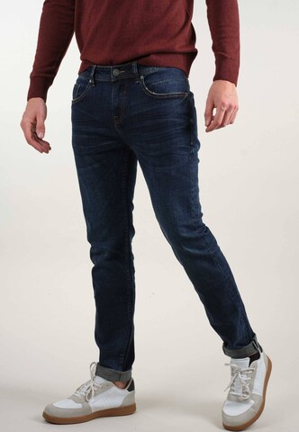 Coupe slim Jean 'Carlos' Deeluxe en bleu