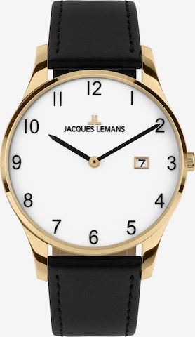 Jacques Lemans Analoguhr in Gold: predná strana