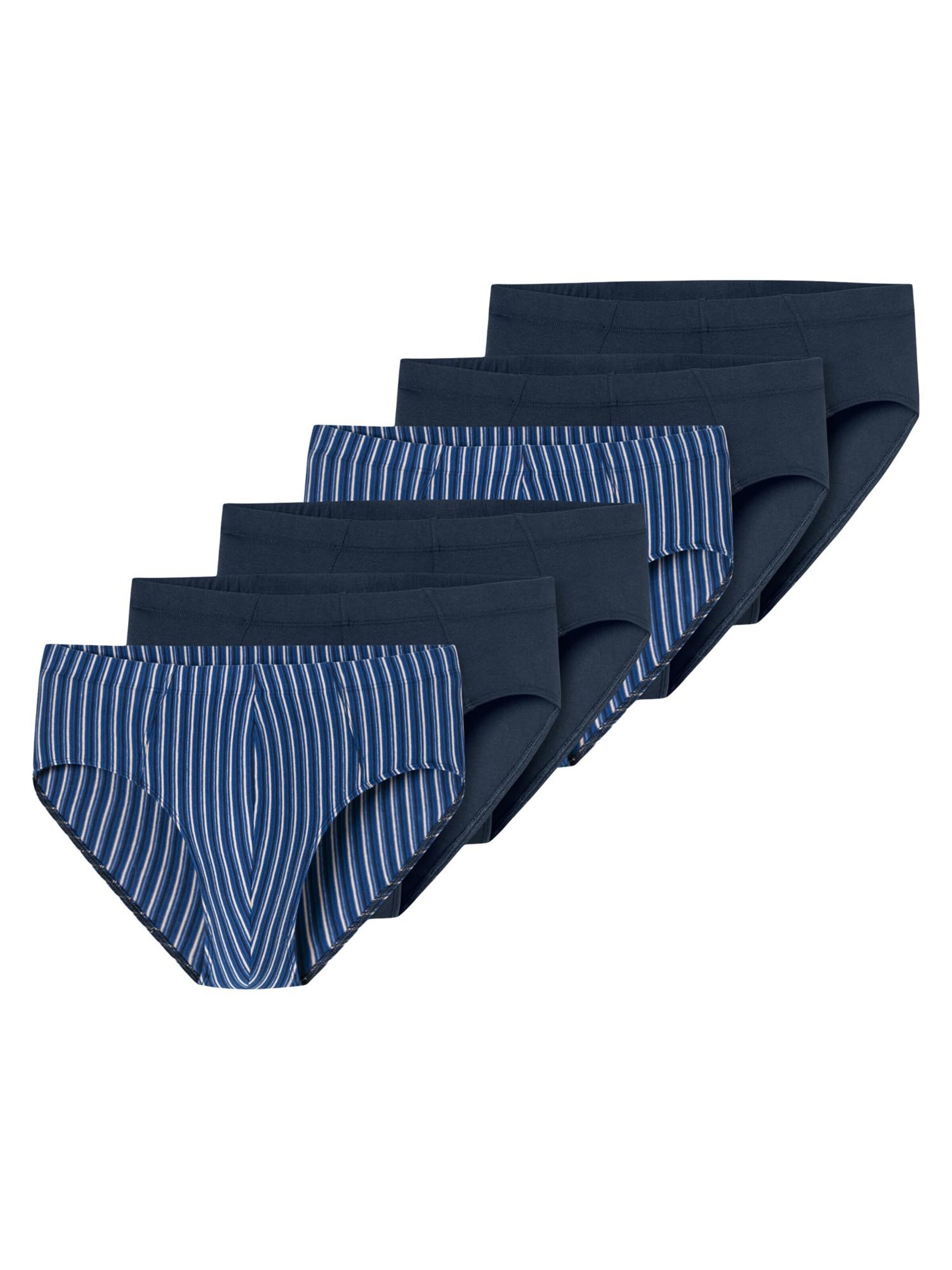 SCHIESSER Slip '95/5 Essentials - Cotton' in Blauw: voorkant
