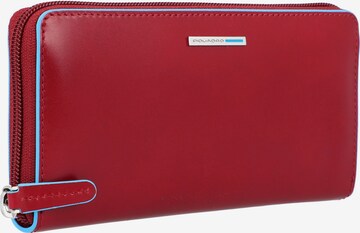 Piquadro Wallet 'Blue Square' in Red