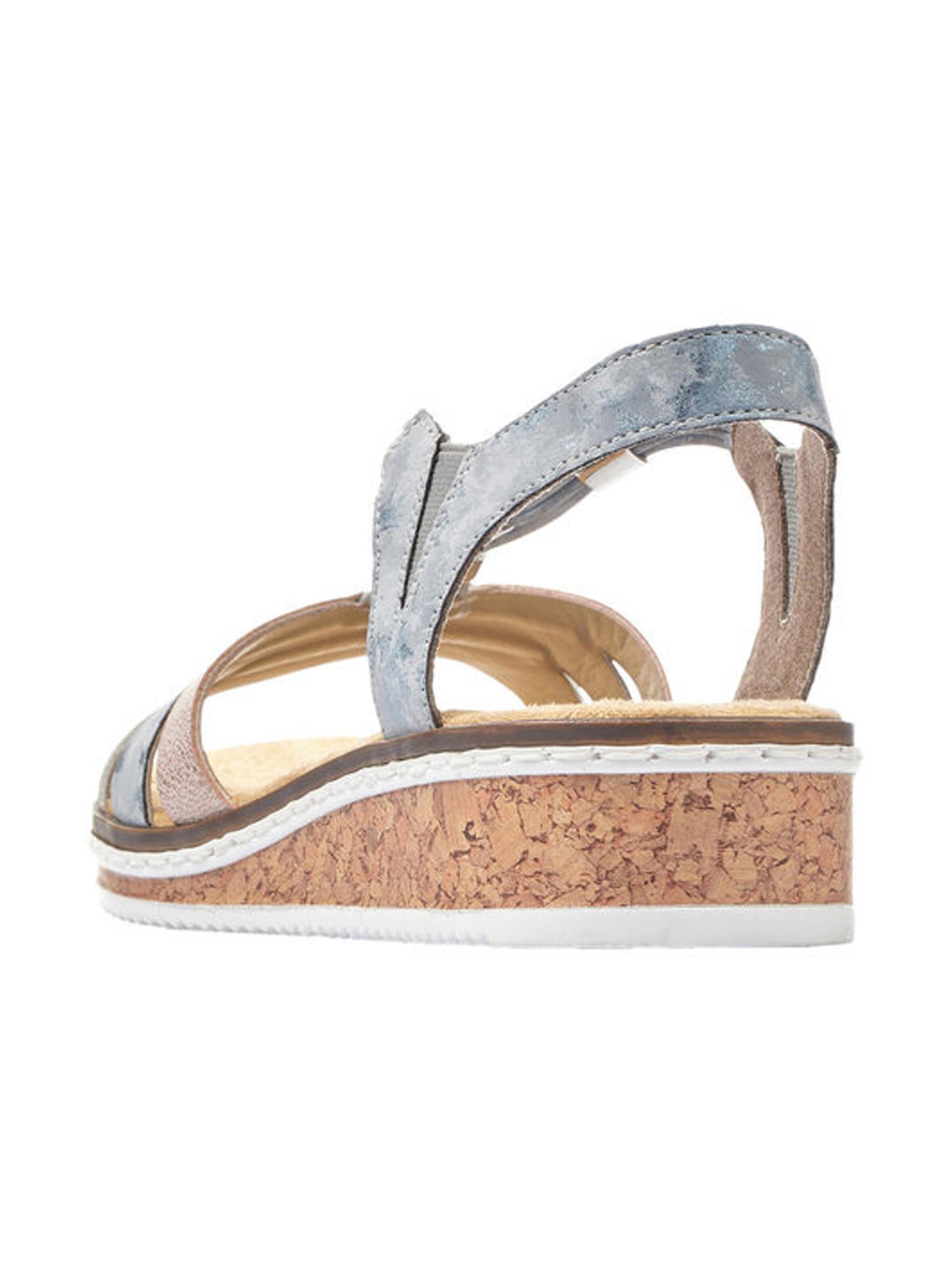 Rieker Pántos szandál - kék