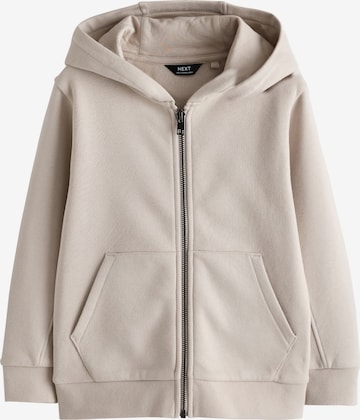 Veste de survêtement Next en beige : devant