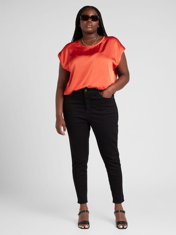 Vero Moda Curve - Blusa 'VMCREBA' en rojo