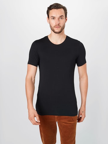 T-Shirt 'Level 5' OLYMP en noir : devant