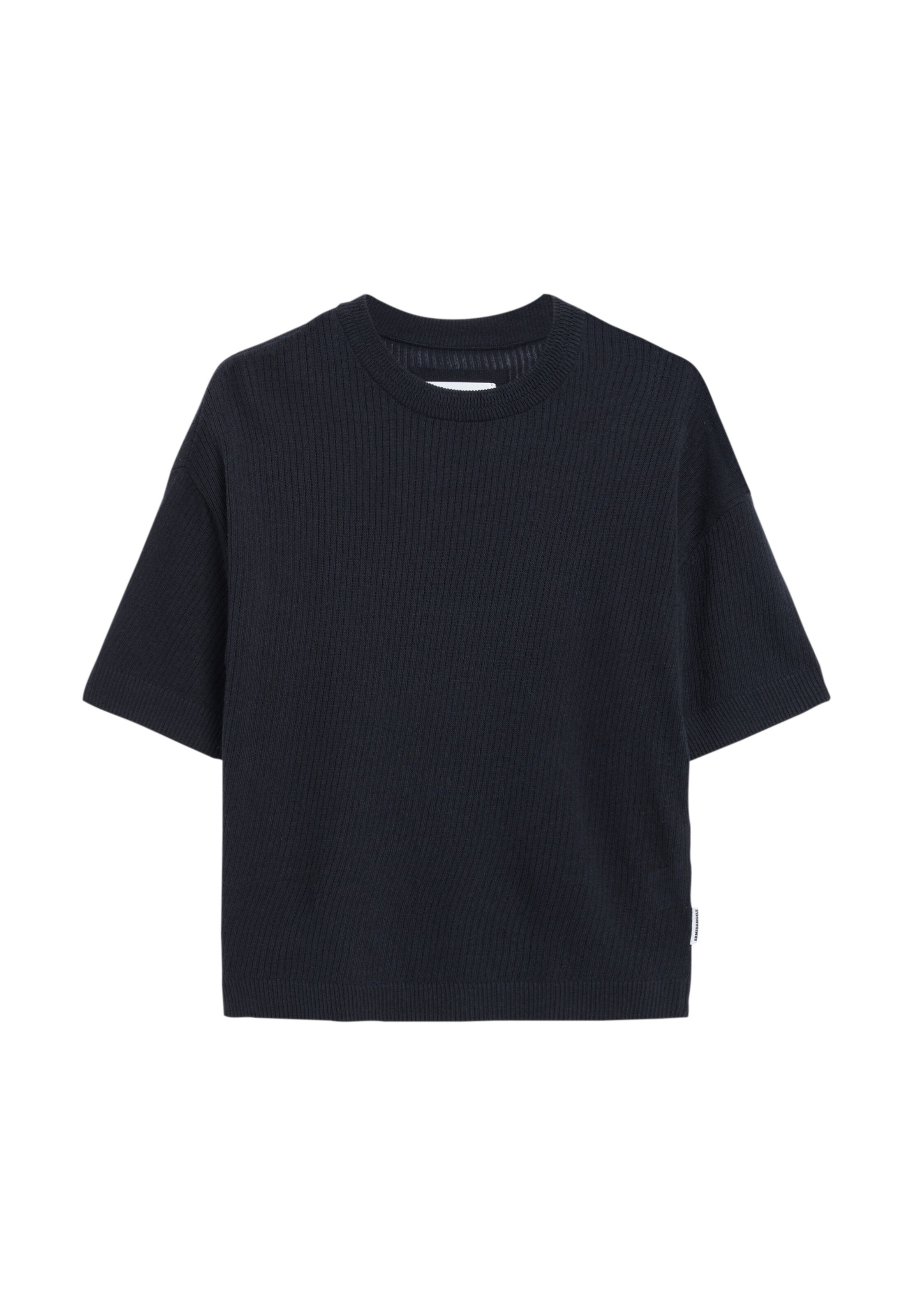 ARMEDANGELS Stricktop LIZAA LINO in Schwarz: Vorderseite