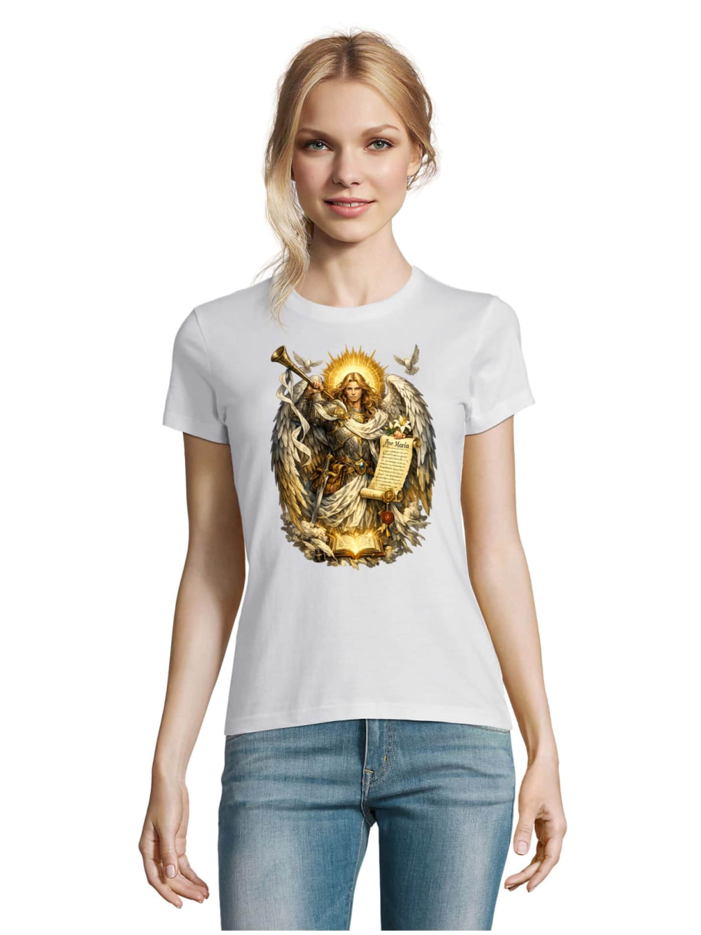 Blondie & Brownie Shirt‌‌‌‌ in Weiß: Vorderseite