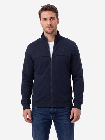 s.Oliver Zip-Up Hoodie 'Basic' in Blue