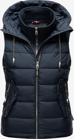 MARIKOO Bodywarmer 'Taisaa' in Blauw: voorkant