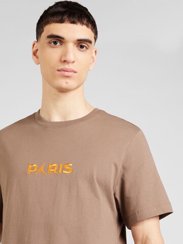 T-Shirt 'WORDMARK' Jordan en marron