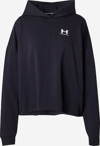 Hanorac sport 'Rival' de la UNDER ARMOUR pe albastru: față