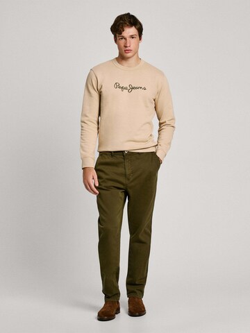 Sweat-shirt 'NEW JOE CREW' Pepe Jeans en beige