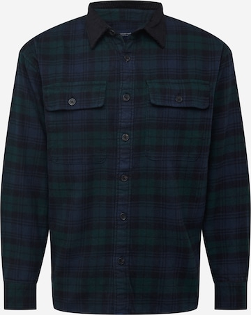 Abercrombie & Fitch - Regular Fit Camisa em azul: frente