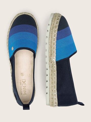 TOM TAILOR DENIM Espadrilles in Blauw