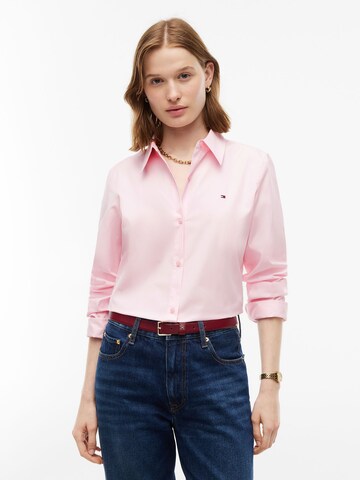 TOMMY HILFIGER Блузка в Ярко-розовый: спереди