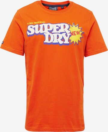 Superdry Shirt 'Cooper 70er Jahre' in Oranje: voorkant