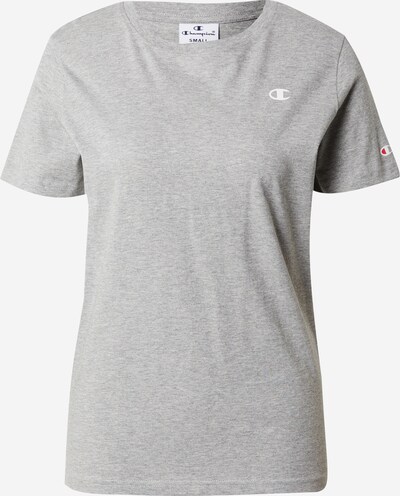 Champion Authentic Athletic Apparel T-shirt en gris chiné / rouge / blanc, Vue avec produit