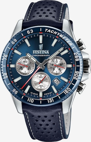 Montre à affichage analogique FESTINA en bleu : devant