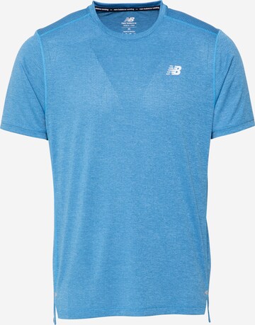 new balance Sportshirt in Blau: front
