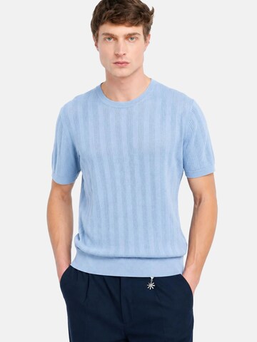 Manuel Ritz Shirt 'T-SHIRT M/M IN FILO' in Blue: front