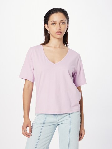 MELAWEAR - Camisa 'LALI' em roxo: frente