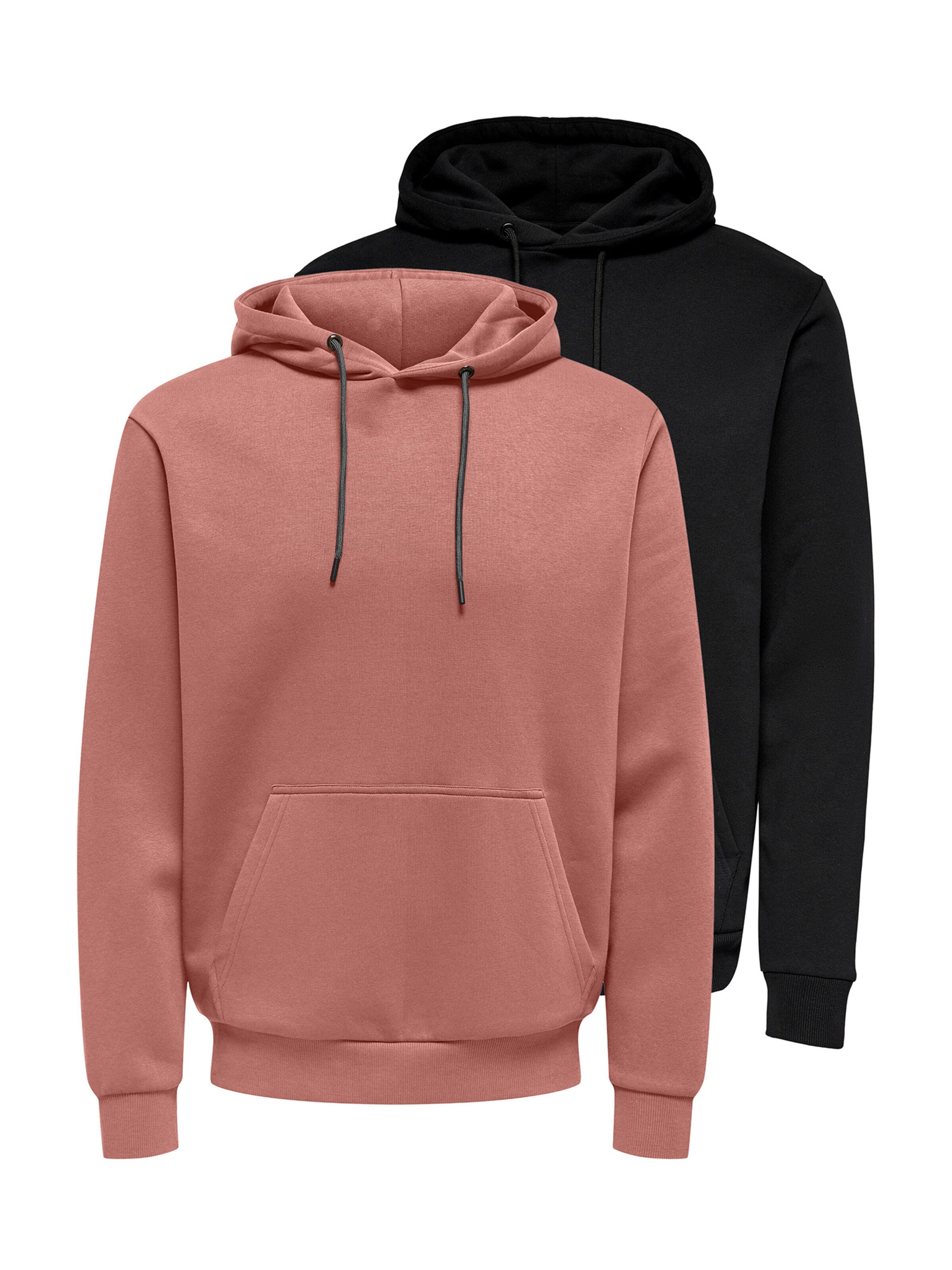 Only & Sons Sweatshirt 'Ceres' in Red: front