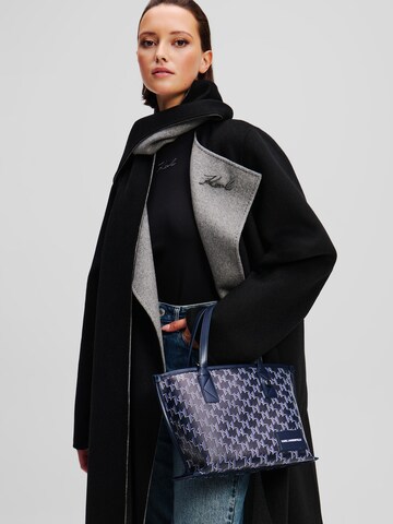 Shopper 'K/VOYAGE' di Karl Lagerfeld in blu: frontale