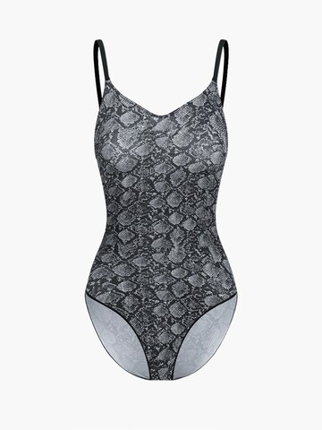 cfab (formerly creamy fabrics) Shapingbody 'Bodysuit Sculpting Shapewear mit Slip'‌‌‌‌‌‌‌‌ in Grau