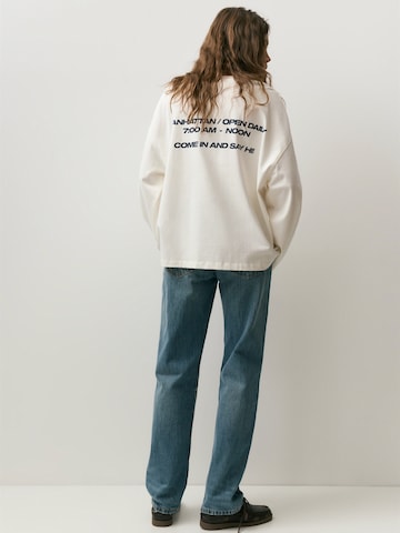 Pull&Bear Tričko - Biela: predná strana